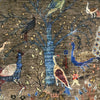 Shikargah Area Rug Handmade Green Animal/Birds 5x8 ft