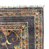 Sultani Area Rug Handmade Blue Floral 7x10 ft
