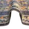 Sultani Area Rug Handmade Blue Floral 7x10 ft