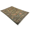 Sultani Area Rug Handmade Gray Floral 5x8 ft