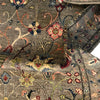 Sultani Area Rug Handmade Gray Floral 5x8 ft