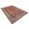 Kazak Rug Handmade Red Medallion 7x10 ft