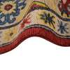 Kazak Rug Handmade Red Medallion 7x10 ft