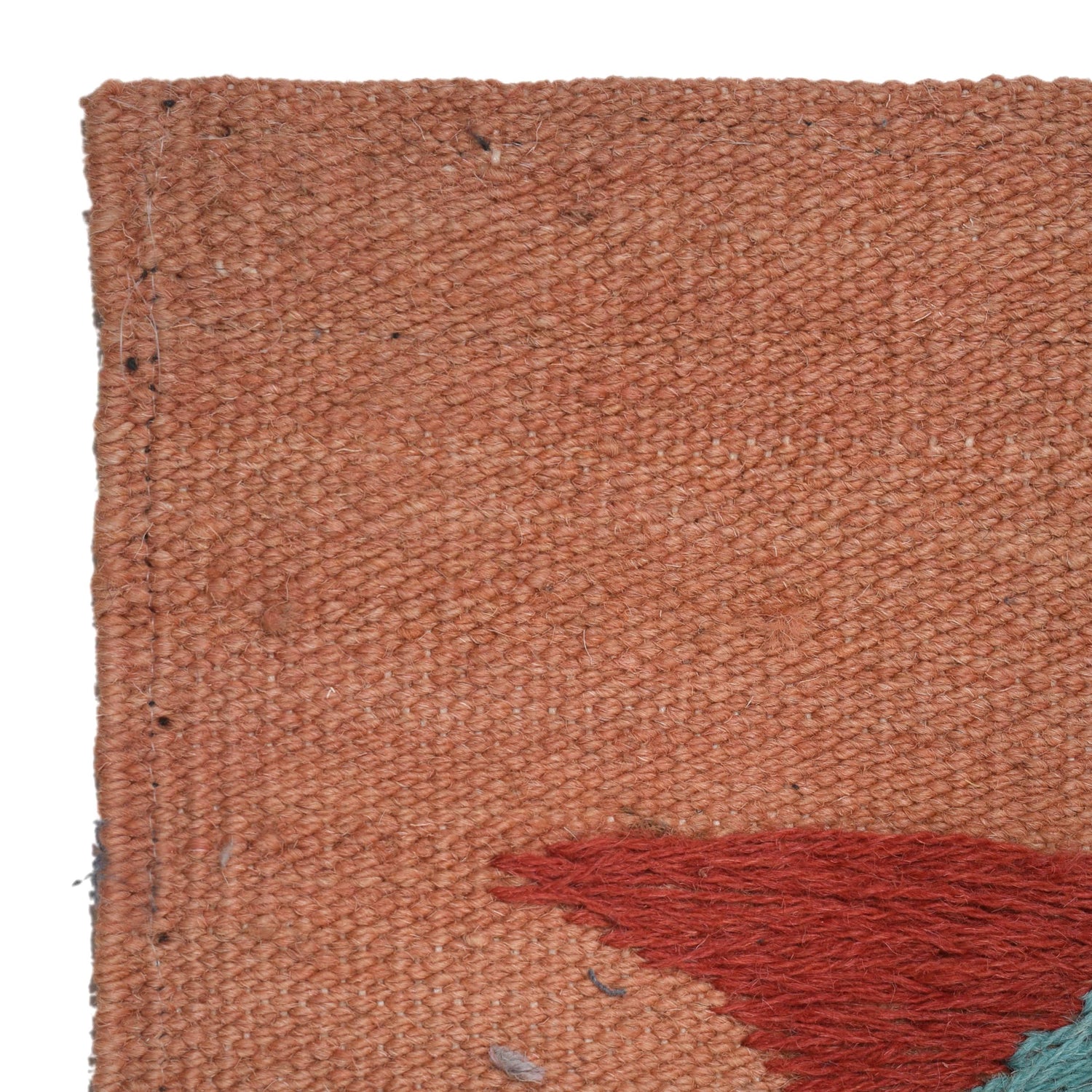 Handmade Pink Kilim Animal 13' Runner