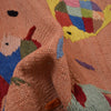 Handmade Pink Kilim Animal 13' Runner