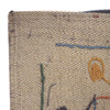 Embroidery Kilim Area Rug Handmade Beige Animal 5x8 ft