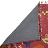Embroidery Kilim Area Rug Handmade Red Animal 3x5 ft