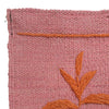Embroidery Kilim Area Rug Handmade Pink Animal 4x6 ft