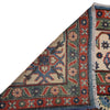 Kazak Rug Handmade Blue Medallion 10x14 ft