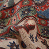 Kazak Rug Handmade Blue Medallion 10x14 ft