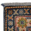 Kazak Rug Handmade Blue Medallion 13' Runner
