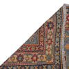 Kazak Rug Handmade Blue Medallion 13' Runner