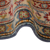 Kazak Rug Handmade Blue Medallion 13' Runner
