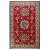 Kazak Rug Handmade Red Medallion 10x16 ft