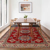 Kazak Rug Handmade Red Medallion 10x16 ft