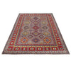 Kazak Rug Handmade Gray Medallion 9x12 ft