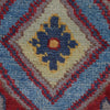 Kazak Rug Handmade Gray Medallion 9x12 ft