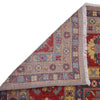 Kazak Rug Handmade Gray Medallion 9x12 ft