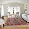 Kazak Rug Handmade Gray Medallion 9x12 ft
