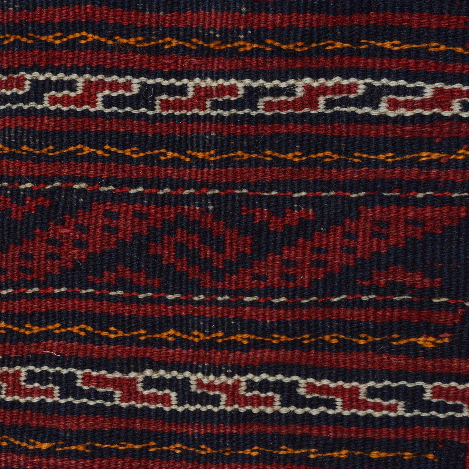Laghari Kilim Area Rug Handmade Multi Geometric 4x7 ft