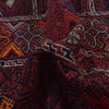 Laghari Kilim Area Rug Handmade Multi Geometric 4x7 ft
