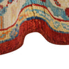 Pictorial Rug Handmade Red Design