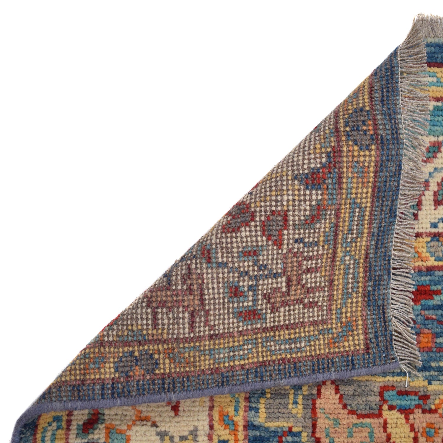 Pictorial Rug Handmade Blue Design