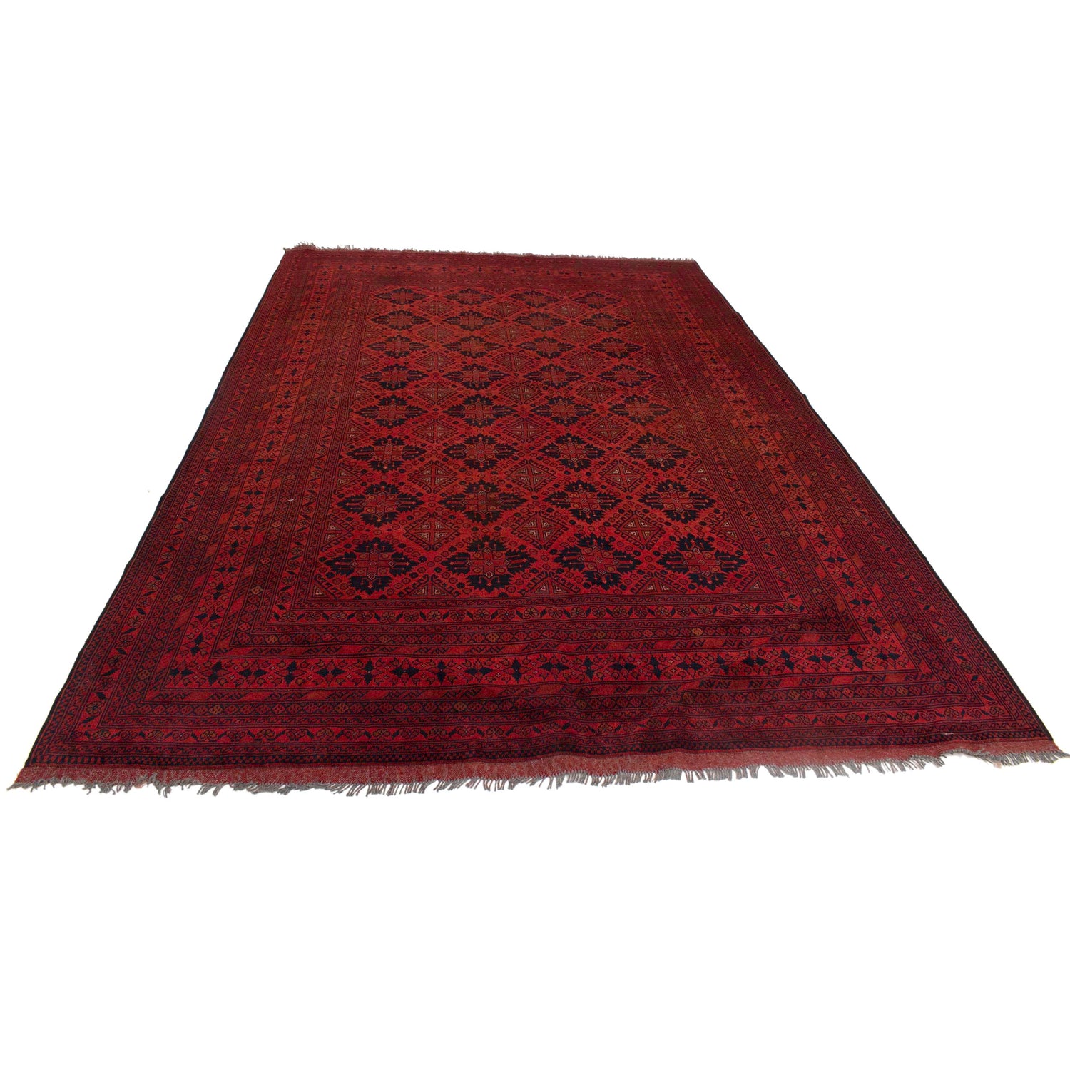 Khal Mohammadi Rug Handmade Red 7x10 ft