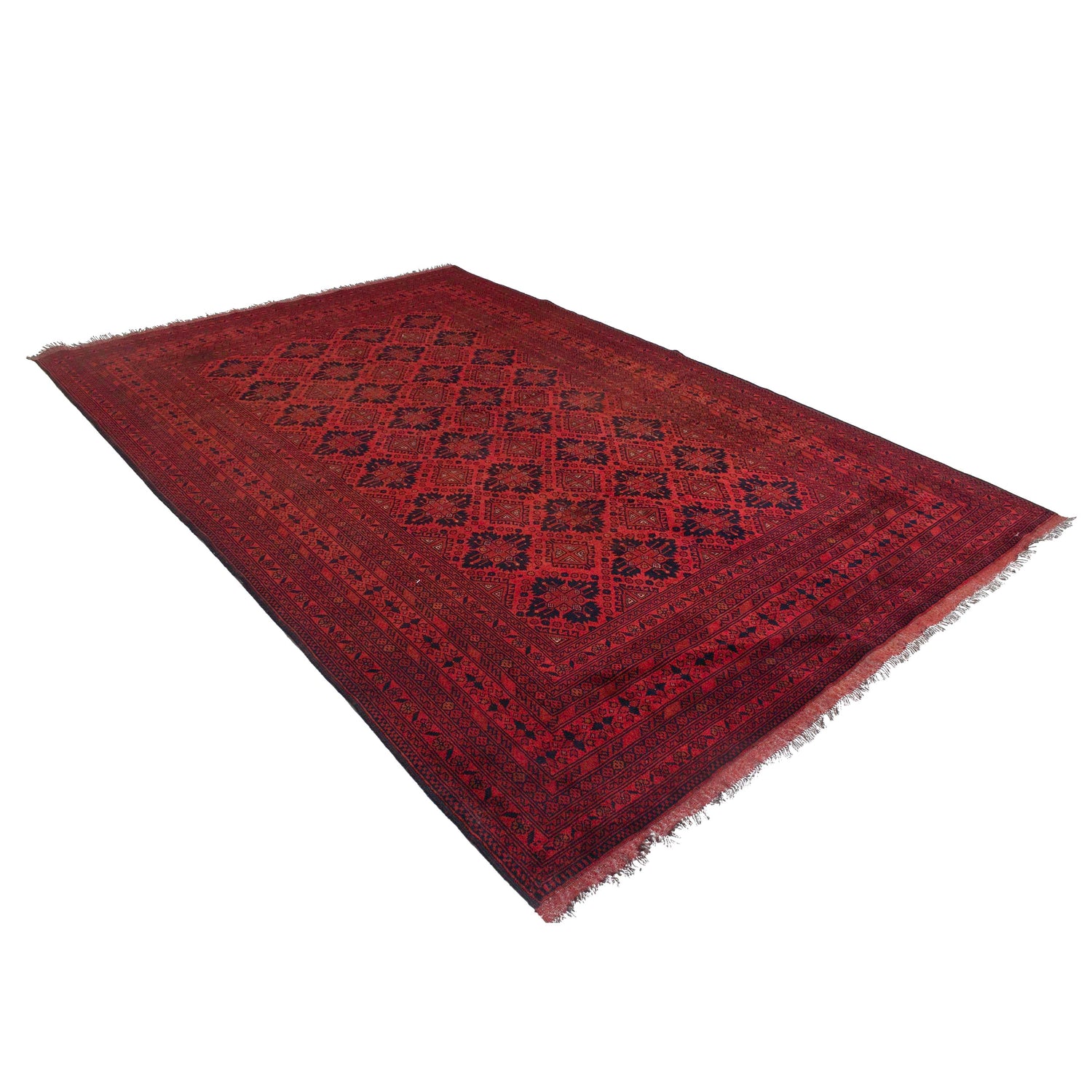 Khal Mohammadi Rug Handmade Red 7x10 ft