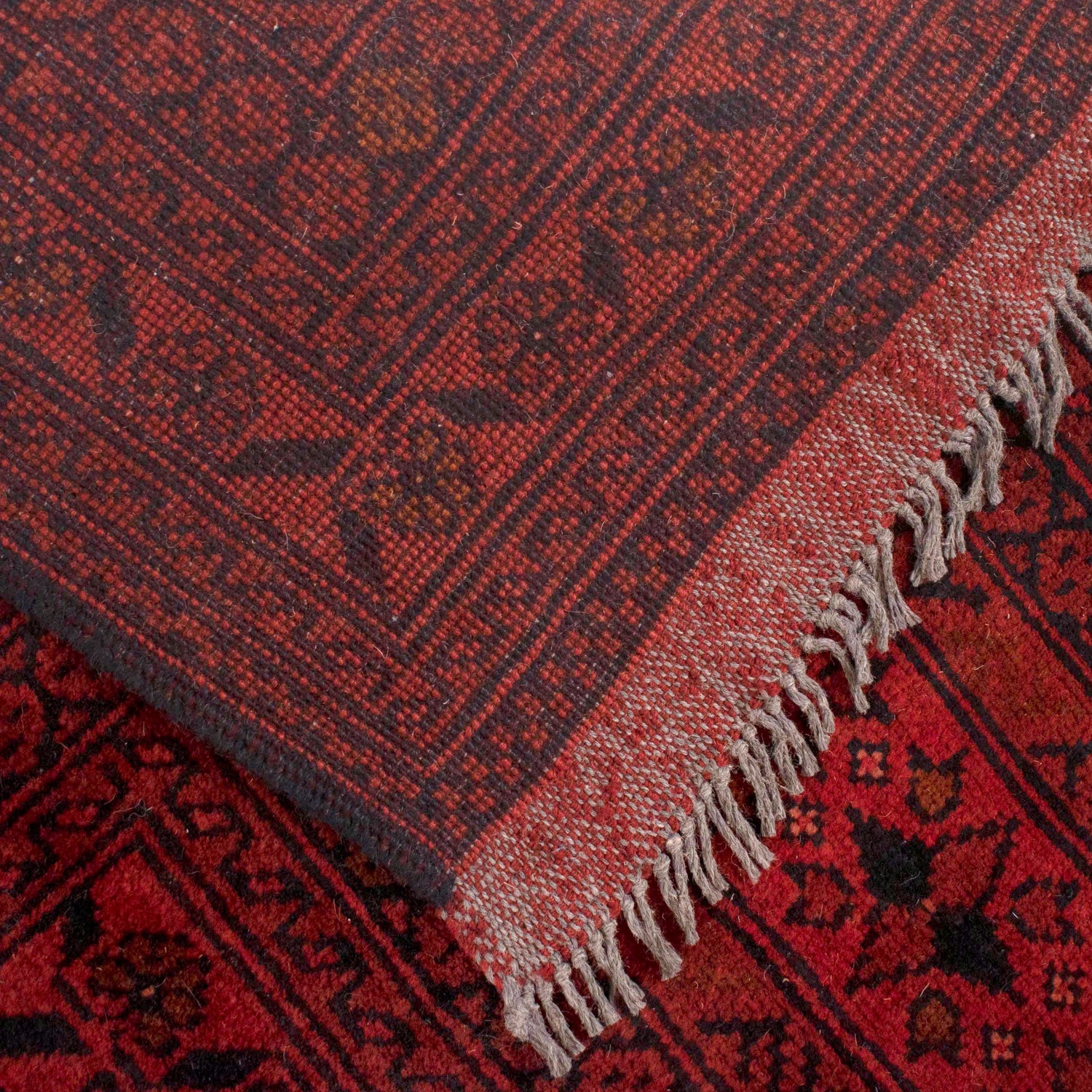 Khal Mohammadi Rug Handmade Red 7x10 ft