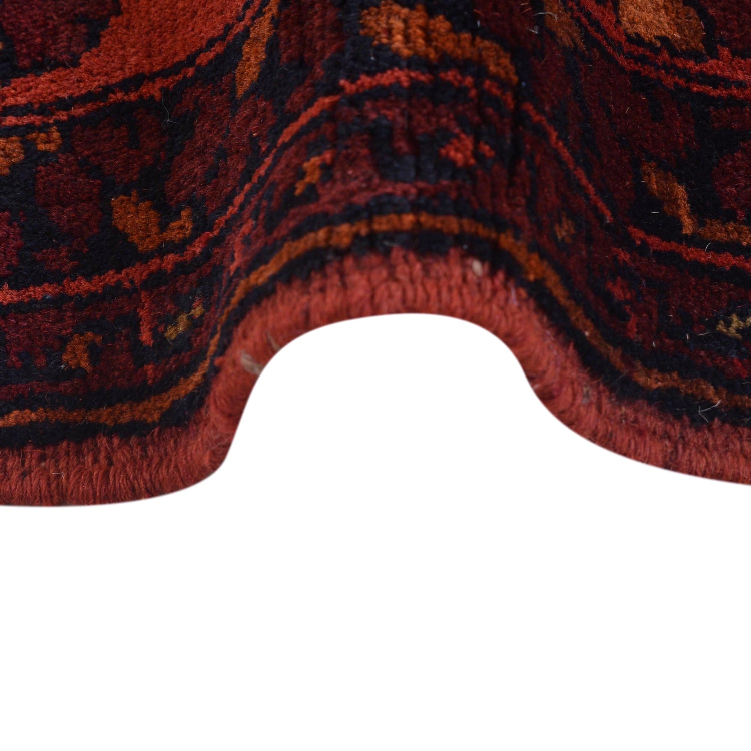 Khal Mohammadi Rug Handmade Red 3x5 ft