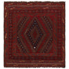 Mashwani Runner Rug Handmade Multi Geometric 4x4 ft