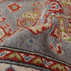 Kazak Rug Handmade Gray Medallion 6' Runner