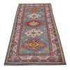 Kazak Rug Handmade Blue Medallion 6' Runner