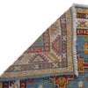 Kazak Rug Handmade Blue Medallion 6' Runner