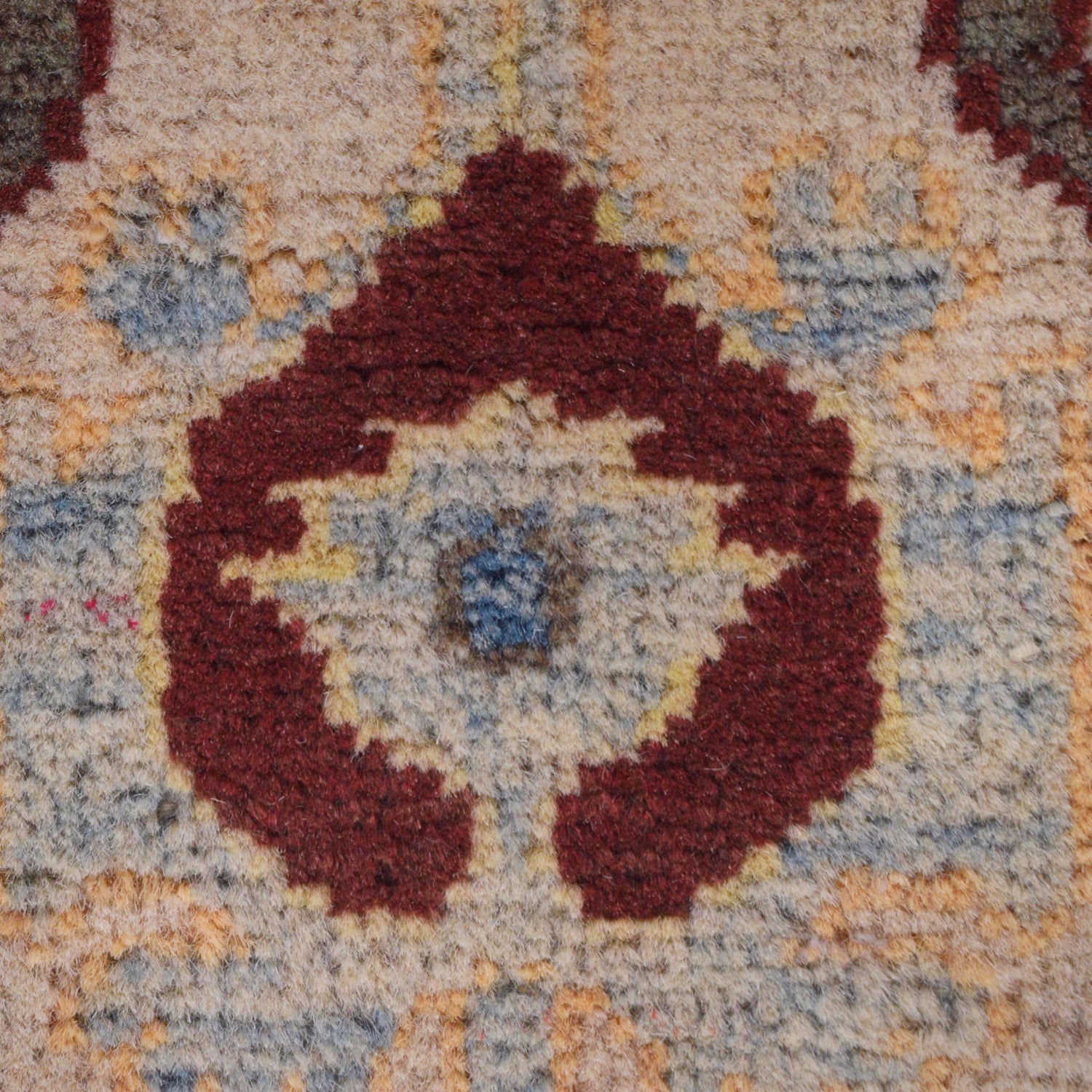 Kazak Rug Handmade Beige Medallion 8' Runner