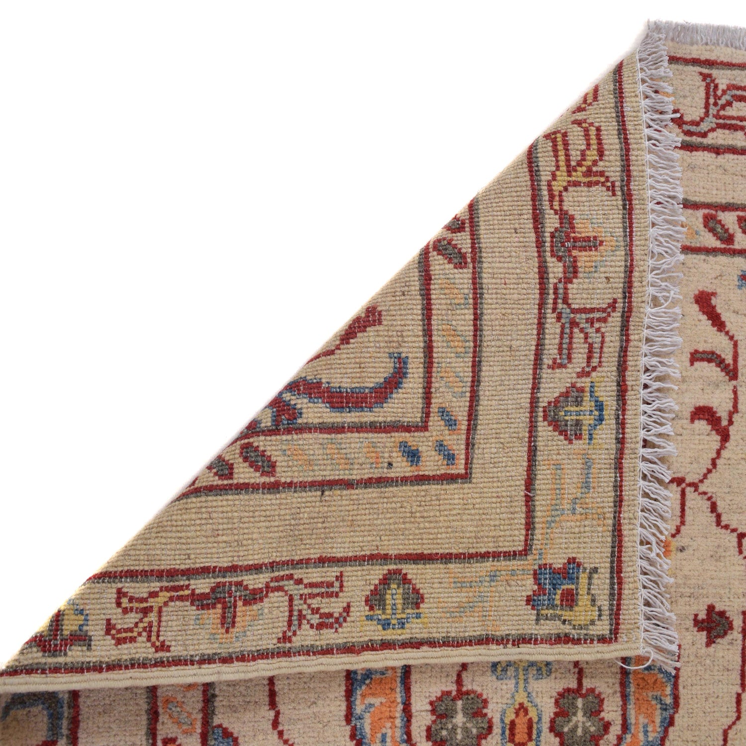 Kazak Rug Handmade Beige Medallion 8' Runner
