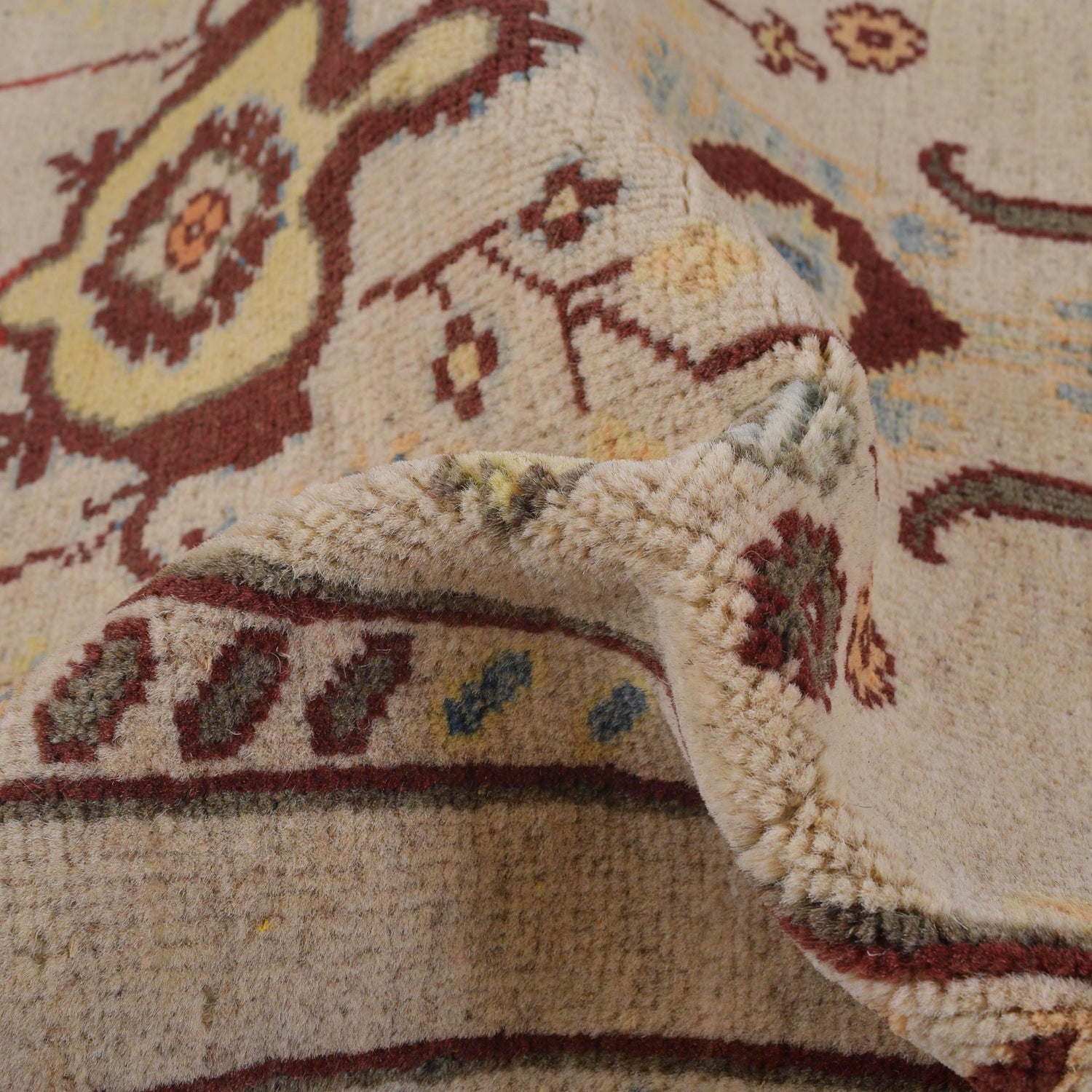 Kazak Rug Handmade Beige Medallion 8' Runner