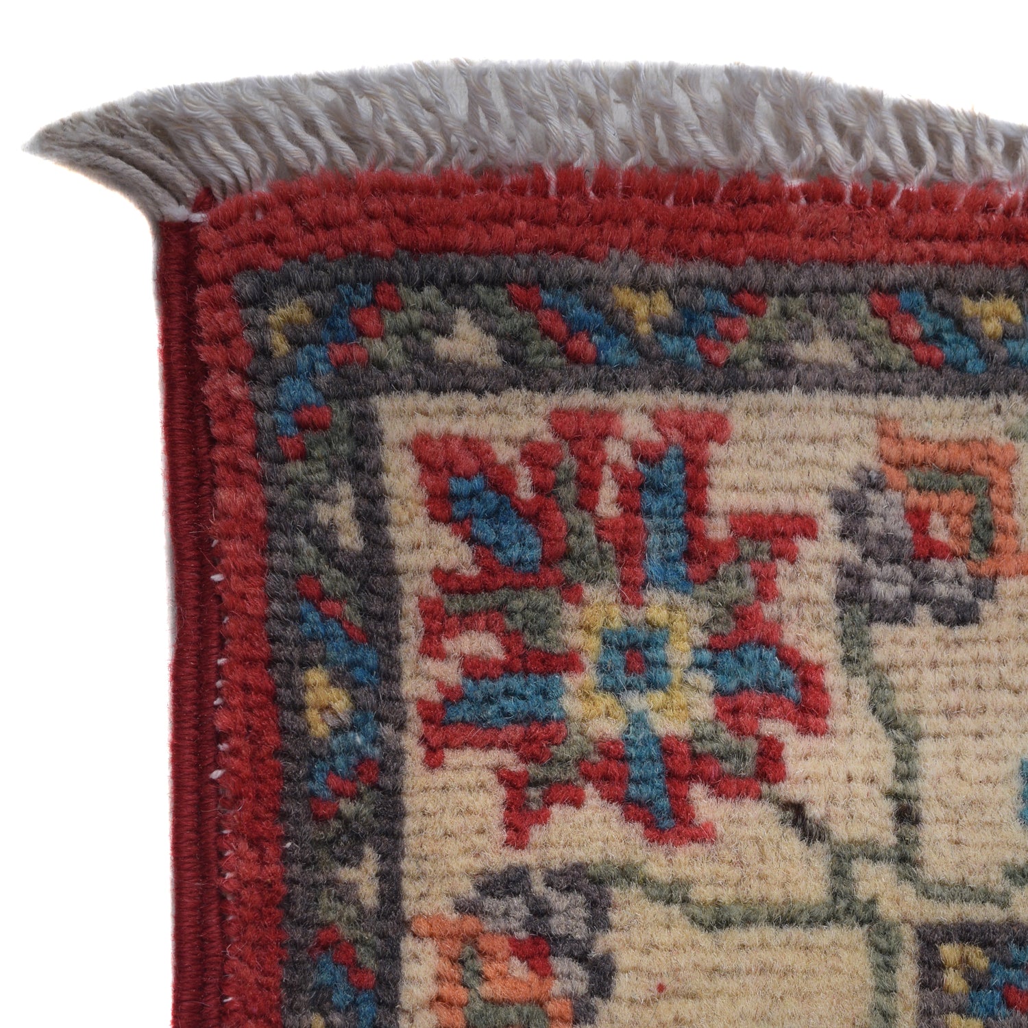 Kazak Rug Handmade Red Medallion 10' Runner