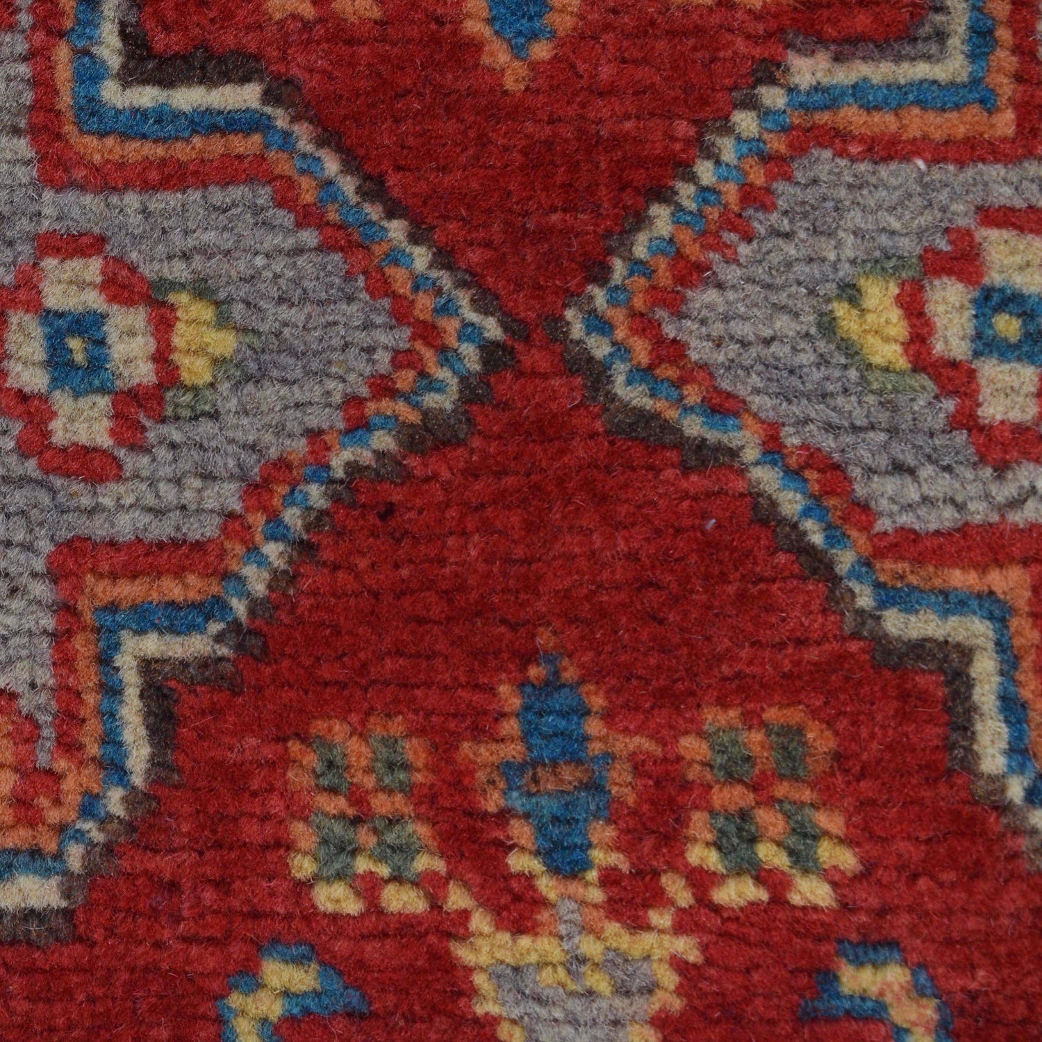 Kazak Rug Handmade Red Medallion 10' Runner