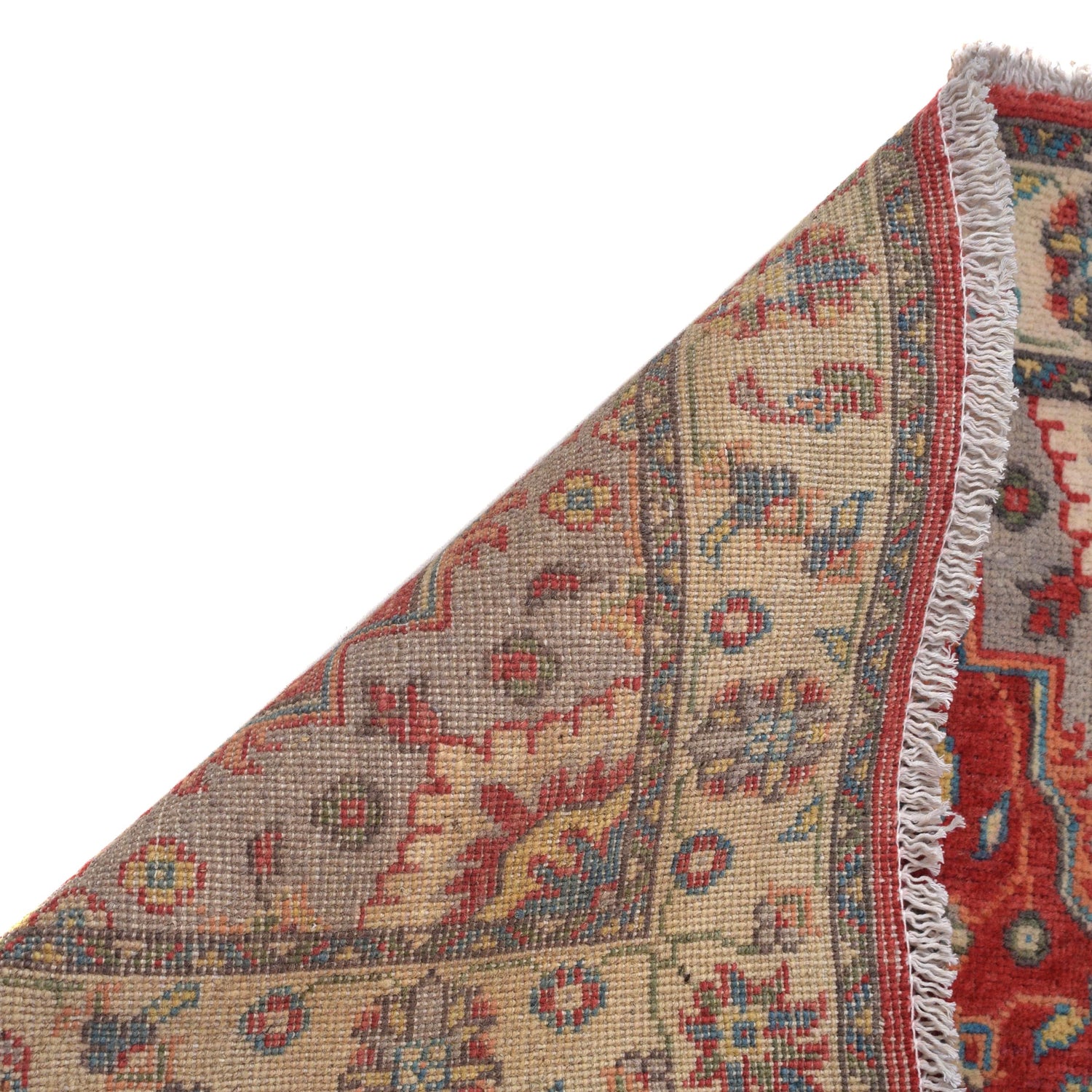 Kazak Rug Handmade Red Medallion 10' Runner