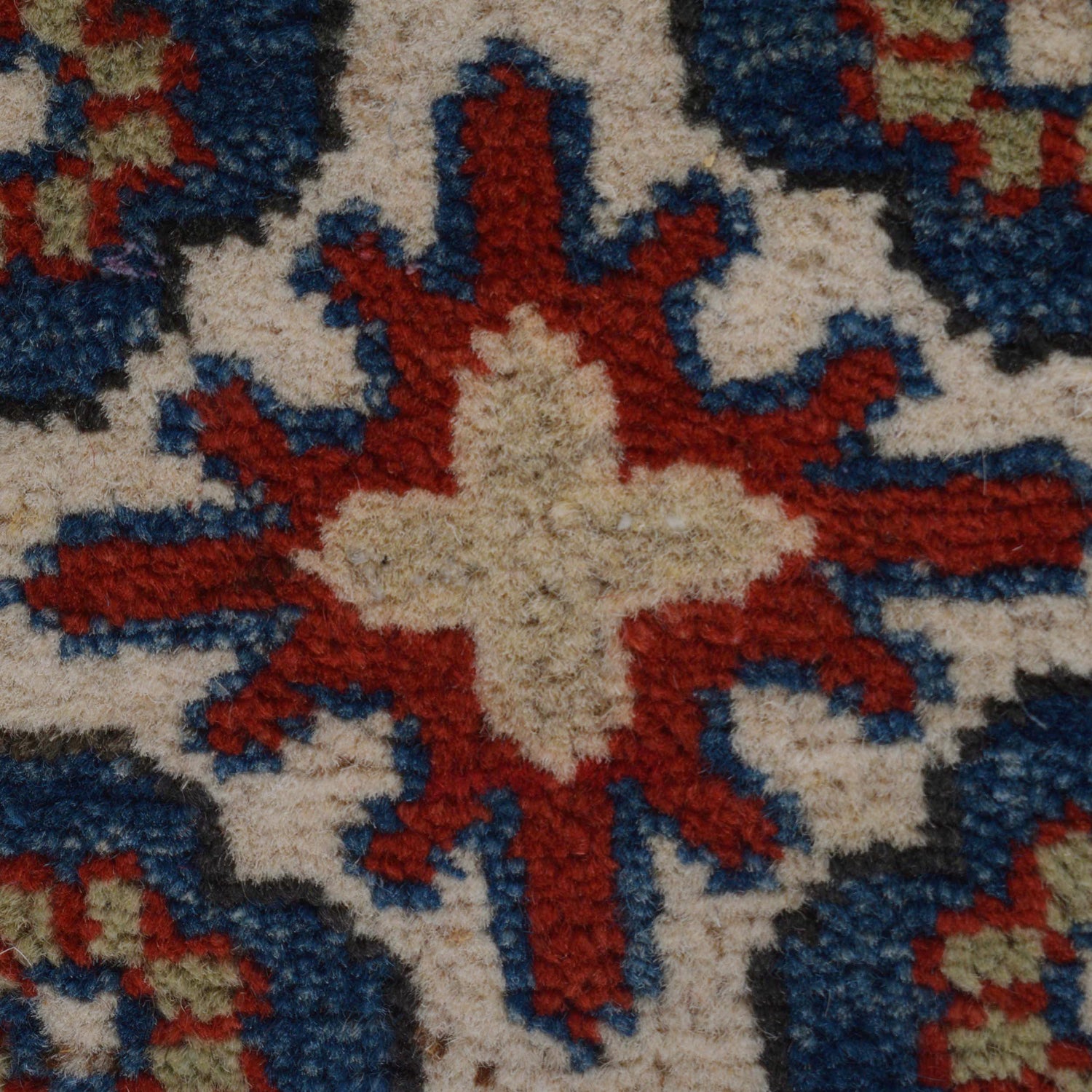 Kazak Rug Handmade Beige Medallion 10' Runner