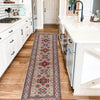 Kazak Rug Handmade Beige Medallion 10' Runner