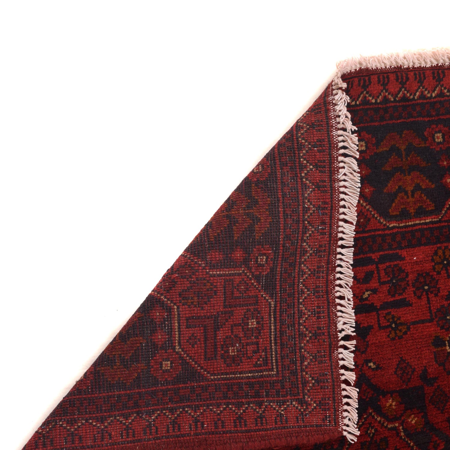 Khal Mohammadi Rug Handmade Red 4x7 ft