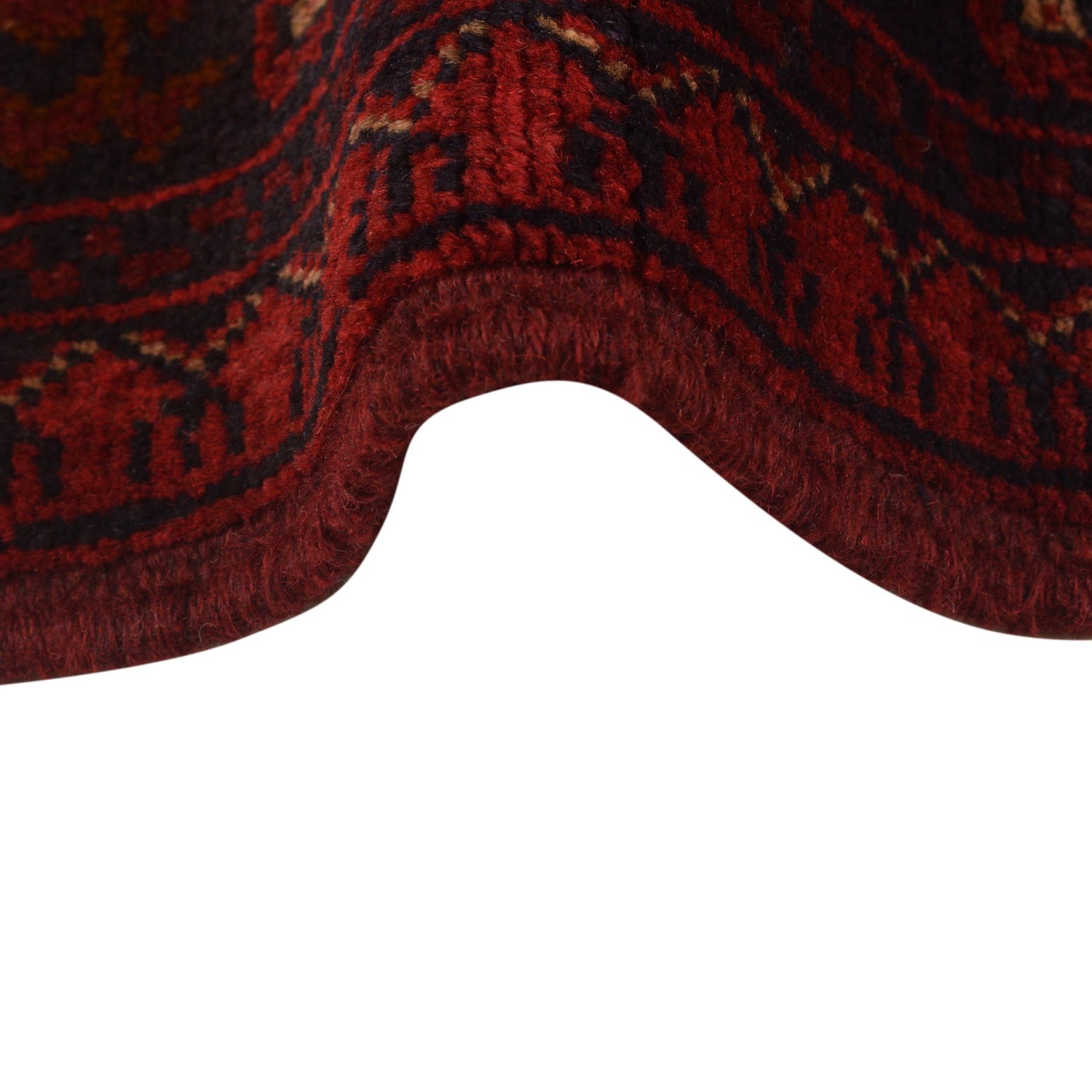 Khal Mohammadi Rug Handmade Red 4x7 ft