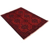 Khal Mohammadi Rug Handmade Red 3x5 ft