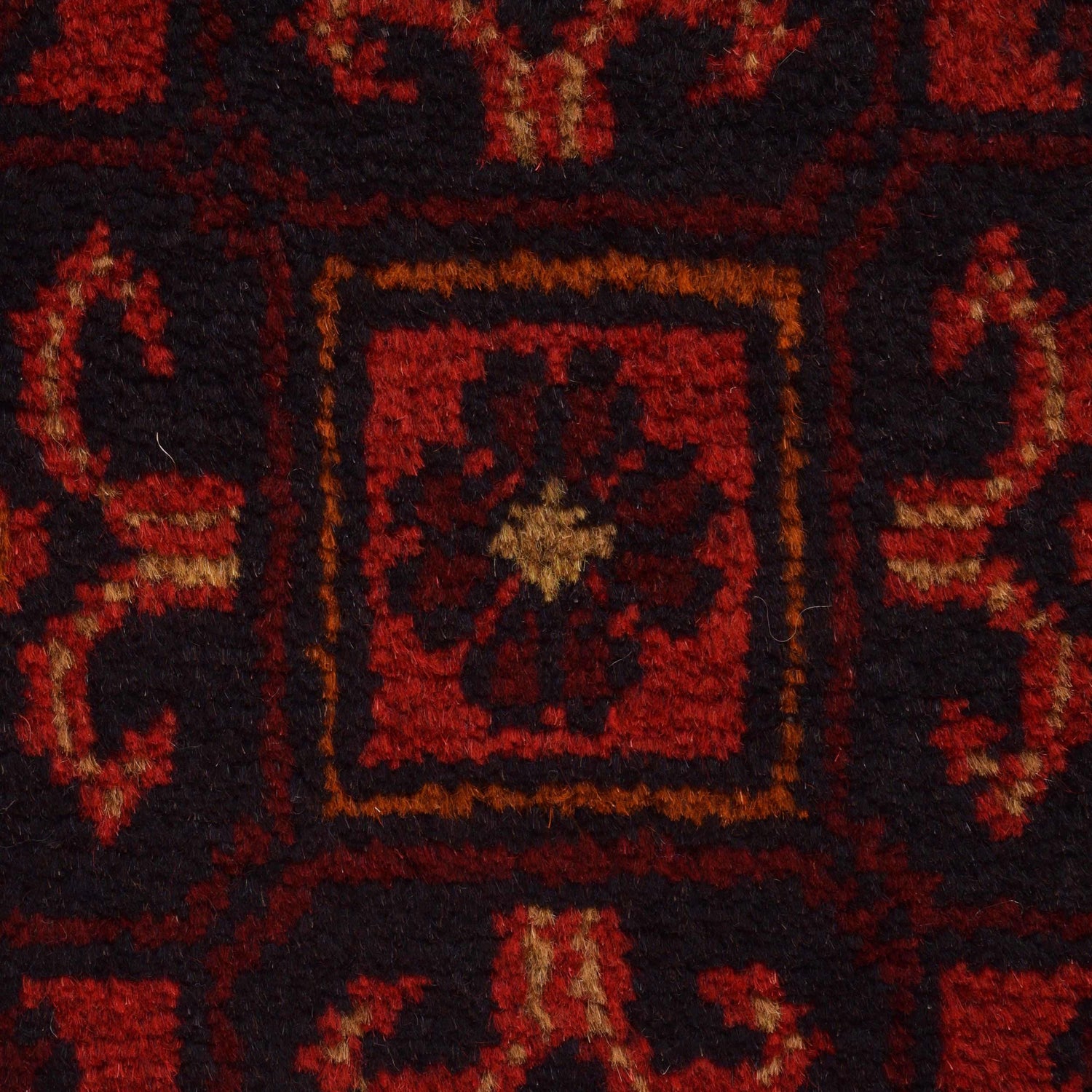 Khal Mohammadi Rug Handmade Red 3x5 ft