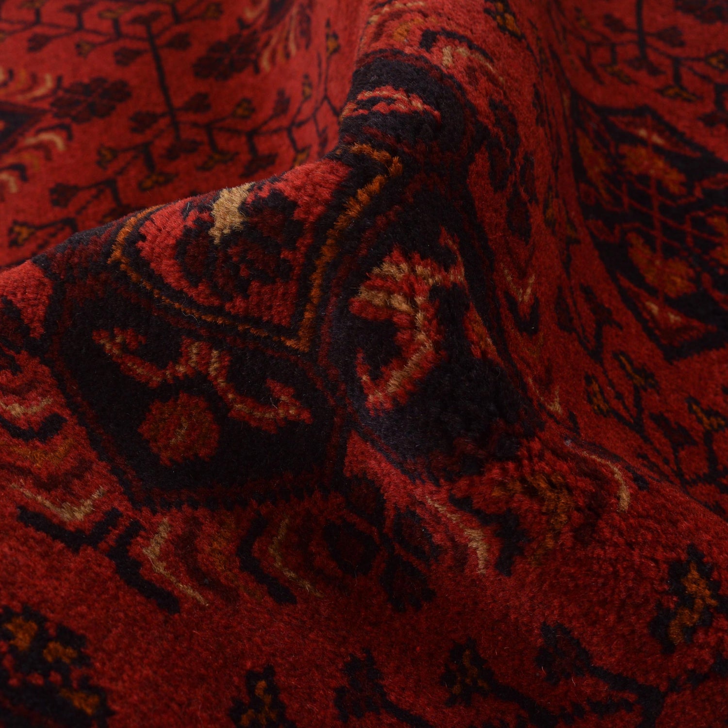 Khal Mohammadi Rug Handmade Red 3x5 ft
