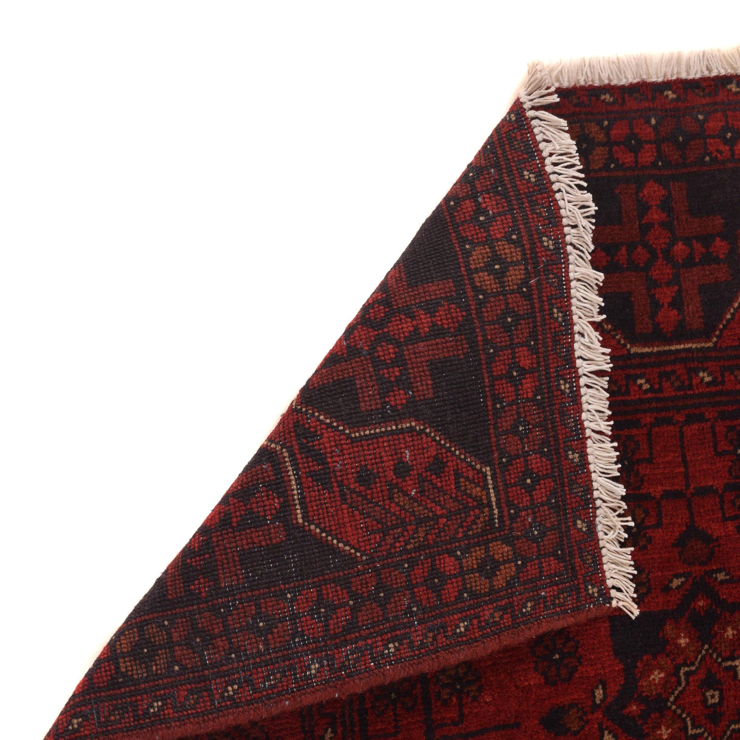 Khal Mohammadi Rug Handmade Red 3x5 ft