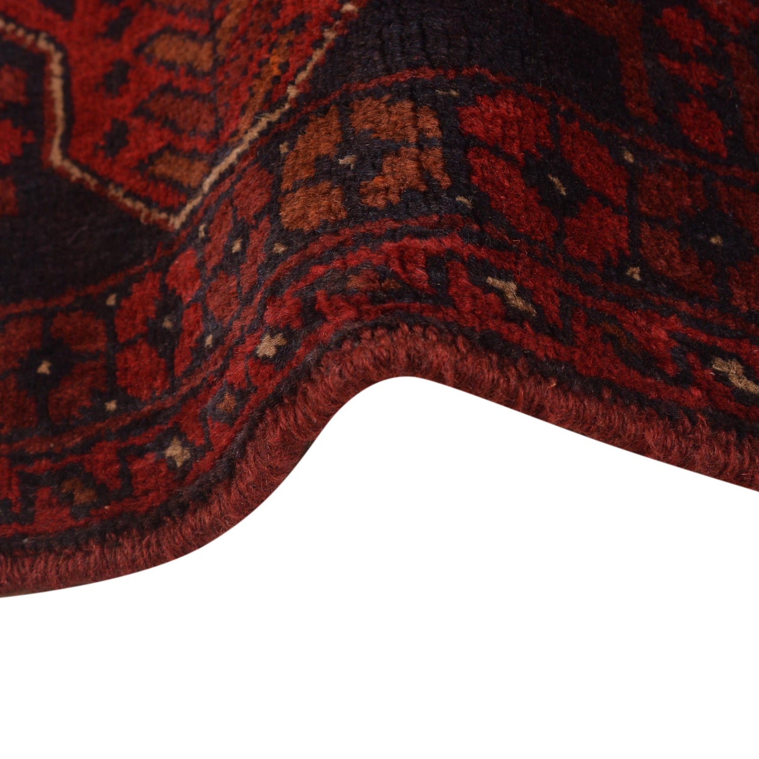 Khal Mohammadi Rug Handmade Red 3x5 ft